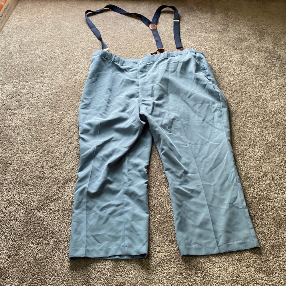 Haband Fit Forever Suspender Dress Pants SIZE 54M Mens Elastic Waist Big & Tall